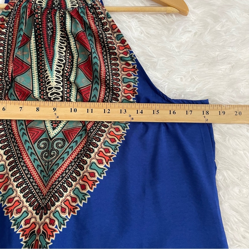 Band Of Gypsies Boho Halter Mini Dress Woman’s Large Lightweight - Picture 5 of 6